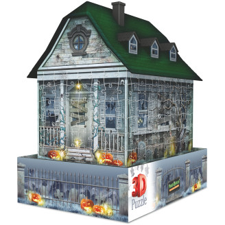 Palapeli Ravensburger 3D Night Light Haunted House 216 palaa