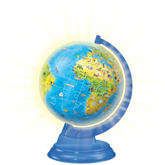 Palapeli Ravensburger 3D Childerns Globe Night Light 180 palaa