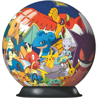 Palapeli Ravensburger 3D Pokémon pallo 72 palaa