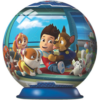Palapeli Ravensburger 3D Paw Patrol pallo 72 palaa