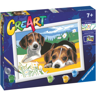 Ravensburger CreArt Jack Russell Puppy -maalaussetti