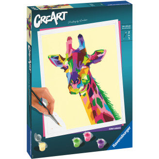 Ravensburger CreArt Funky Giraffe -maalaussetti