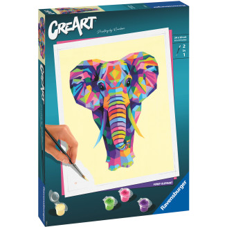 Ravensburger CreArt Funky Elephant -maalaussetti