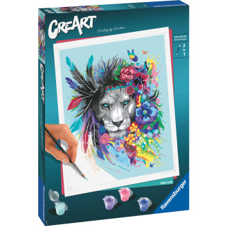 Ravensburger CreArt Boho Lion -maalaussetti