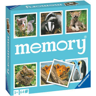 Muistipeli Ravensburger Animal Babies memory 2022