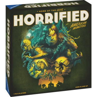 Peli Ravensburger Horrified American Monsters englanninkielinen