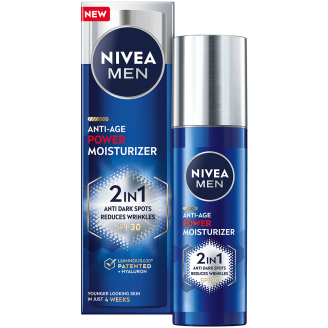 Kasvovoide Nivea Men 50 ml Anti-Age 2in1 Power Moisturizer
