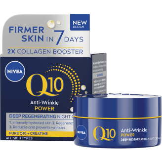 Yövoide Nivea Q10 50 ml Anti-Wrinkle Power Deep Regenerating