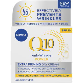 Päivävoide Nivea Q10 50 ml Anti-Wrinkle Power Extra Firming SK30