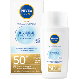 Aurinkovoide Nivea Sun 40 ml UV Face Invisible SK50
