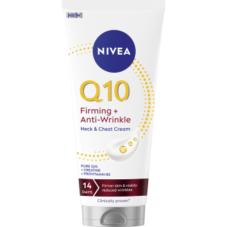 Vartaloemulsio Nivea 200 ml Q10 Firming + Anti-Wrinkle kaula ja dekoltee