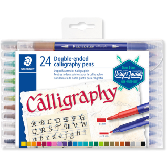 Kalligrafiakynä Staedtler 24 kpl kaksipäinen