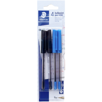 Kuulakärkikynä Staedtler 4 kpl