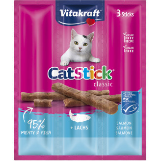 Kissanherkku Vitakraft 18 g Cat Stick Mini lohi