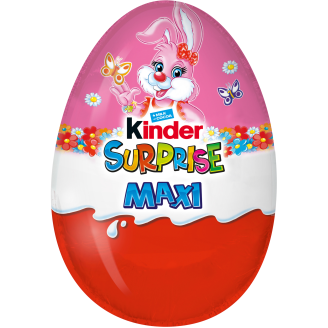 Yllätysmuna Kinder Maxi Surprise 100 g pinkki