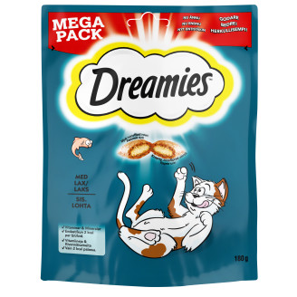 Kissanherkku Dreamies 180 g Lohi