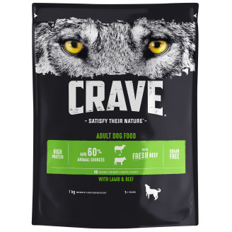 Koiranruoka 1 kg lammas-härkä