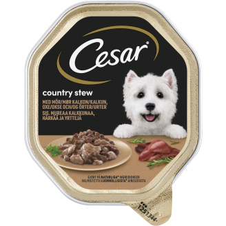 Koiranruoka Cesar 150 g Country Kitchen härkä & kalkkuna