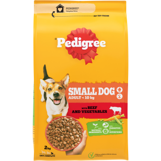 Koiranruoka Pedigree 2 kg Mini härkää ja kasviksia