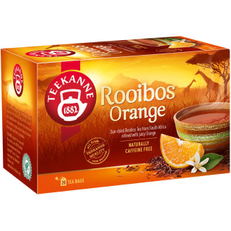 Teepussi Teekanne 20 kpl Rooibos Orange