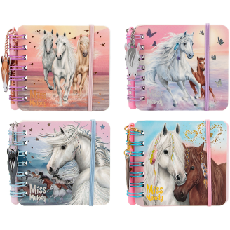 Minimuistivihko ja kuulakärkikynä Miss Melody