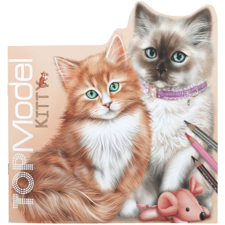 Värityskirja TOPModel Kitty & Doggy, kissa