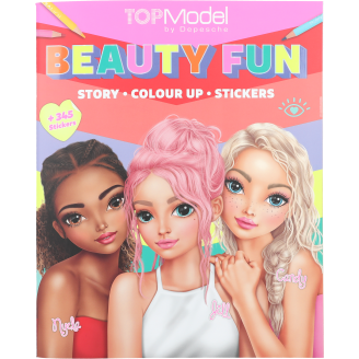 Värityskirja TOPModel Beauty Fun