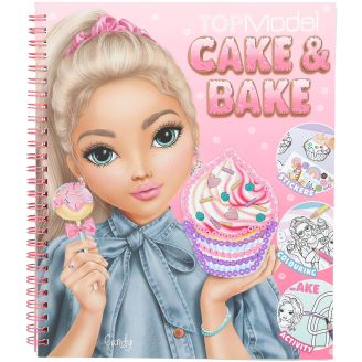 Väritys- ja puuhakirja TOPModel Cake & Bake