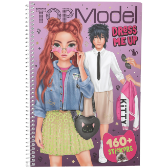 Tarrakirja TOPModel Dress Me Up Rebel Kitty iso