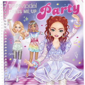 Värityskirja TOPModel Dress Me Up Party