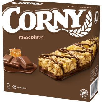 Välipalapatukka Corny 6 x 25 g suklaa
