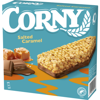 Välipalapatukka Corny 6 x 23 g Salted Caramel