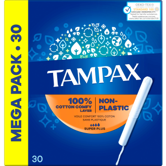 Tamponi Tampax 30 kpl Super Plus säästöpakkaus