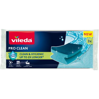Hankaussieni Vileda 3 kpl Pro Clean iso