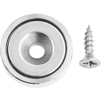 Magneetti pyöreä ruuvilla 16x4,5x3,5