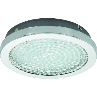 LED-kattovalaisin Casaya Centola kromi/kristalli