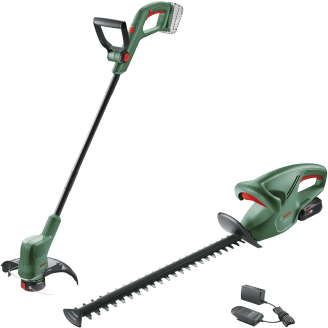 Akkukonesetti Bosch 18V EasyHedgeCut 18-45 1x2,0Ah + EasyGrassCut 18-26 Solo