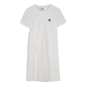 Naisten trikoomekko röyhelöillä adidas Dress GK3664