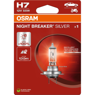Ajoneuvopolttimo Osram Night Breaker Silver H7