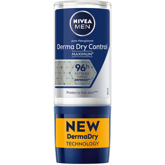 Deo roll-on Nivea Men 50 ml Derma Dry Control Maximum