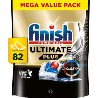 Konetiskitabletti Finish 82 kpl Ultimate Plus Lemon