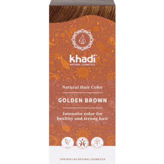 Kasvihiusväri Khadi Golden Brown, kullanruskea