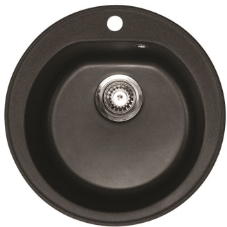 Keittiöallas Aqualine Ø 510 mm X-Granit grafiitinmusta
