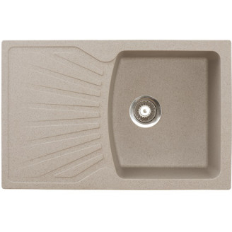 Keittiöallas Aqualine 770 x 500 mm X-Granit hiekanvärinen