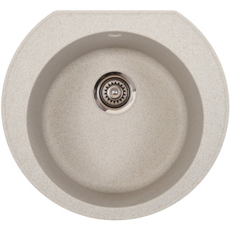 Keittiöallas Aqualine Ø 520 mm X-Granit hiekanvärinen