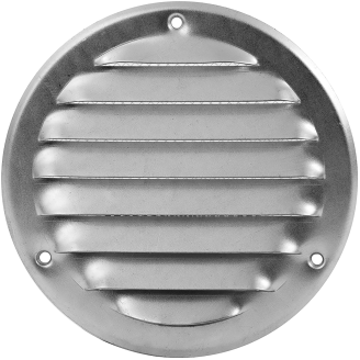 Ulkosäleikkö Europlast MR100Zn halkaisija 100 mm metalli galvanoitu