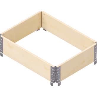 Viljelylaatikko Upyard Gardenbox 80x60 cm, käsittelemätön