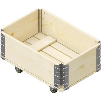 Yrttilaatikko Upyard 60 x 40 cm, luonnonvalkoinen