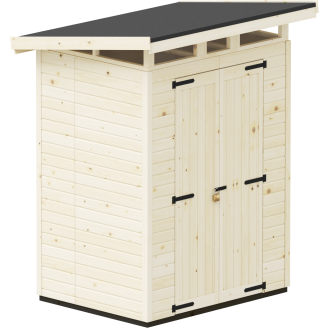 Puutarhavaja Upyard Strongbox M, 163 x 127 x 222 cm, luonnollinen väri