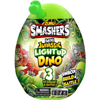 Yllätysmuna Smashers Mini Jurassic Light Up Dino